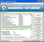 Secure Evidence Scrubber screenshot